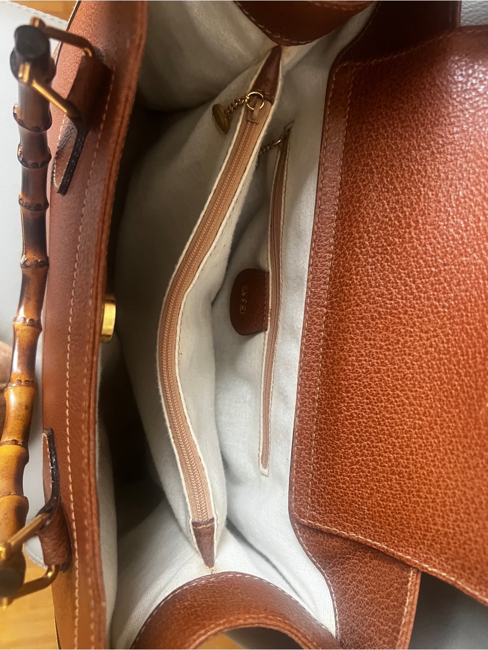 Vintage Gucci Diana Bamboo Bag Brown Leather Handbag - Picture 5 of 5